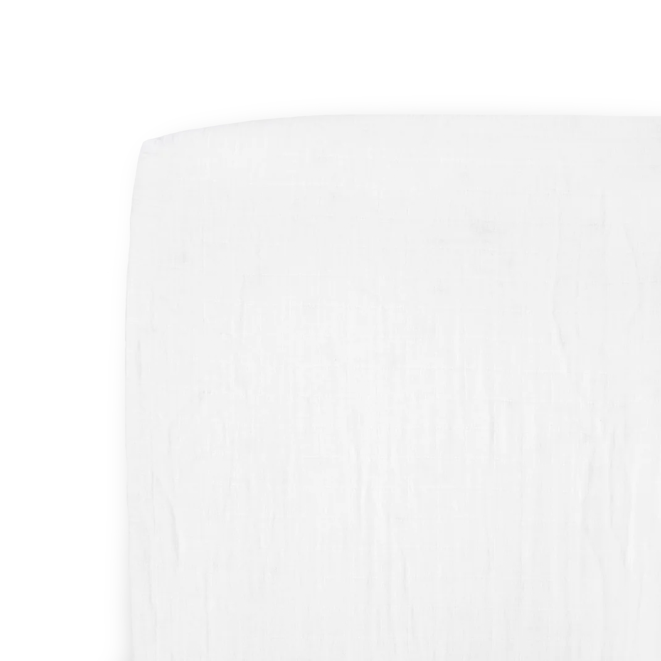 Organic Cotton Muslin Crib Sheet - White
