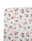 Organic Cotton Muslin Crib Sheet - Watercolor Floret