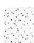 Organic Cotton Muslin Crib Sheet - Swallows