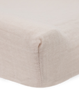 Organic Cotton Muslin Changing Pad Cover - Rosie
