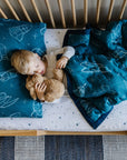 Cotton Muslin Toddler Comforter - Blast Off